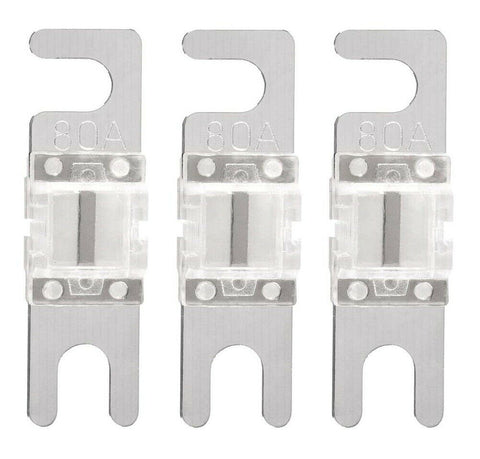 100 AMP 6 Pcs PLATINUM MINI ANL (AFS/MIDI) WAFER FUSES WITH LED - Foto 3