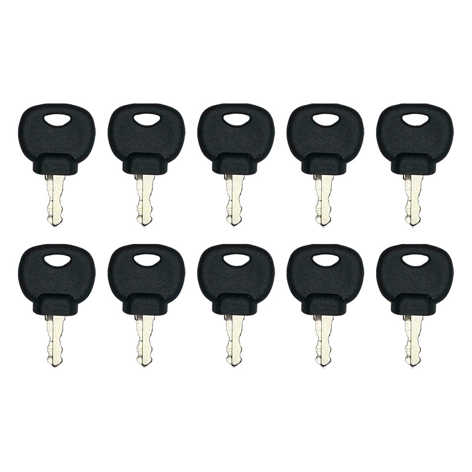 10 Pack Ignition Keys For JCB & Volvo Mini Excavators And Loaders – 3CX, 701, 45501, 14607