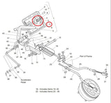 Parking Brake Torsion Return Spring For EZGO Golf Cart # 70681-G01, 70681G01 - Automotive Authority