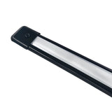 Black RV Camper Trailer Aluminum Extrusion Flat End Cap for Vinyl Trim Molding 7/8" with Screws