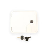 RV Valterra White Electric Power Cord Cable Hatch Compartment Lock Keys - Automotive Authority