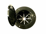 RV BLACK Electric Power Cord Medium Round Cable Hatch 3.5" Cutout - Automotive Authority