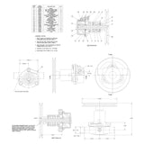 Raw Sea Water Pump RA057007 Sherwood G20 G21 G-21 GT-40 Pleasurecraft PCM Jabsco Ford Marine 50. 5.8 351 302 OEM Indmar 18830-0010