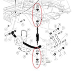 Kits de bagues d'amortisseur arrière pour voiture de club DS/précédent (1982 +) 1011415 