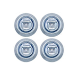4" Round Surface Mount D Ring Loop Rope Chain Tie Down Trailer 1000 lbs - Automotive Authority