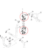 Thermostat Housing Cover & Gaskets for MerCruiser Closed Cooling - 55131A5, 18-3532