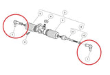 Tie Rod End for Club Car Precedent & DS Golf Cart 102022601, 102288301 - Automotive Authority