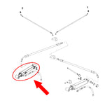 Trim Tilt Power Cylinder Ram Assembly PORT for Mercury MerCruiser GLM Sierra Alpha 1 One Gen 2 Two - 815935A7, 9B-116-02, 815935A3, 8M0118958, 18-2422, 26530