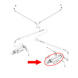 Trim Tilt Power Cylinder Ram Assembly STARBOARD for Mercury MerCruiser GLM Sierra Alpha 1 One Gen 2 Two - 815954A7, 9B-116-01, 815954A3, 8M0118959, 18-2423, 26520