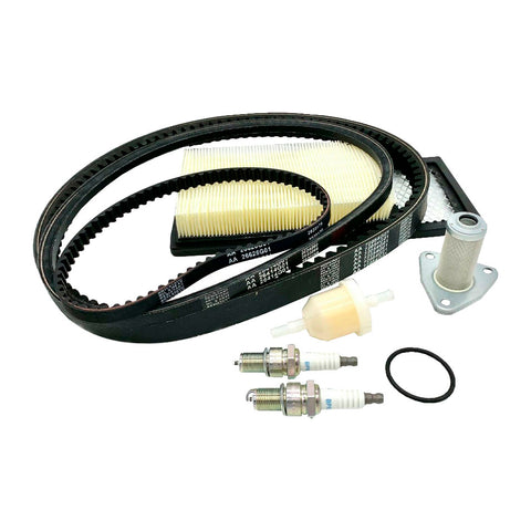 Tune Up Kit For 94-05 EZGO TXT - Replacement Drive, Starter, Timing Belts, Filters, Plugs