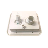 Valterra WHITE Gravity City Water Inlet Fill Dish Hatch Lock RV Trailer - Automotive Authority