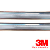 Vintage Style 5/8" Silver & Chrome Side Body Trim Molding - Formed Pointed Ends - Automotive Authority