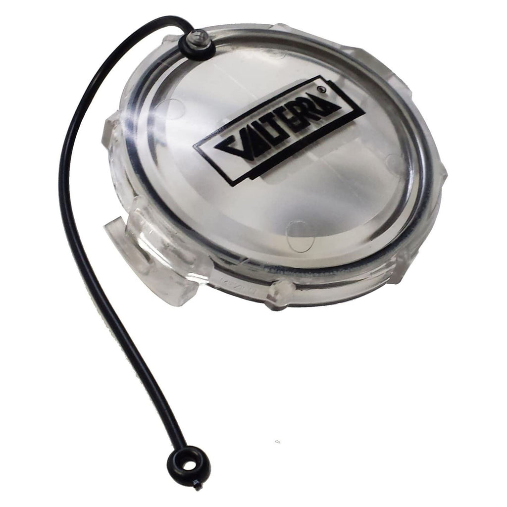 Valterra Clear Waste Valve Sewer Cap 3" with strap Travel Trai