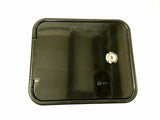 Valterra BLACK Gravity City Water Inlet Fill Dish Hatch Lock RV Trailer - Automotive Authority