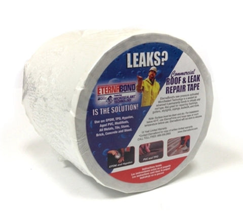 4 x 8 ft Eternabond Roof Leak Repair Tape Patch Seal - WHITE - 8 Feet 8 Foot 4 x 8 ft Eternabond Roof Leak Repair Tape Patch Seal - WHITE - 8 Feet 8 Foot