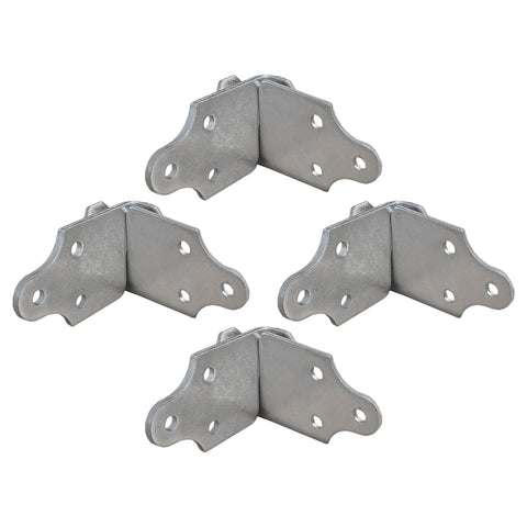 Utility Trailer Wood Panel Side Corner Bracket, for Stake Body Latch Rack Gate Connector