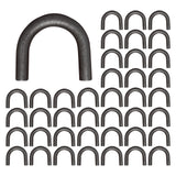 1/2" Thick Weld-on Steel D-Ring Rope Hook Chain Tie Down D Ring for Trucks Trailers