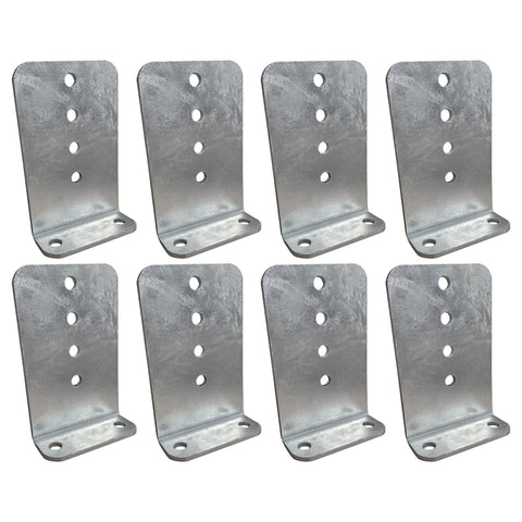 Set Of 4 Heavy Duty Double U-Bolt Boat Trailer Bunk Brackets With Swivel Top - Sturdy Built, Made In USA 3 thumbnail image