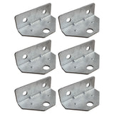 Swivel Top Angle Bracket Bolster Bunk Board Adjustable for Boat Pontoon Trailer