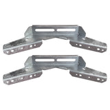 Pontoon Wing Bunk Bracket for Boat Pontoon Bolster Trailer, V Wing Bracket