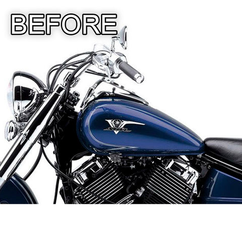 Yamaha Gold Trim Kit Gas Tank Fenders Windshield Saddlebags