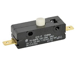 ZF Electronics Micro Switch, Snap Action, SPST, Normally Open, Off-Momentary, Pin Plunger, 15A, 125V, QC Terminals - 0E13-01E0