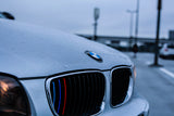 BMW M Colored Kidney Grille Stripe Decal Sticker Set - Automotive Authority